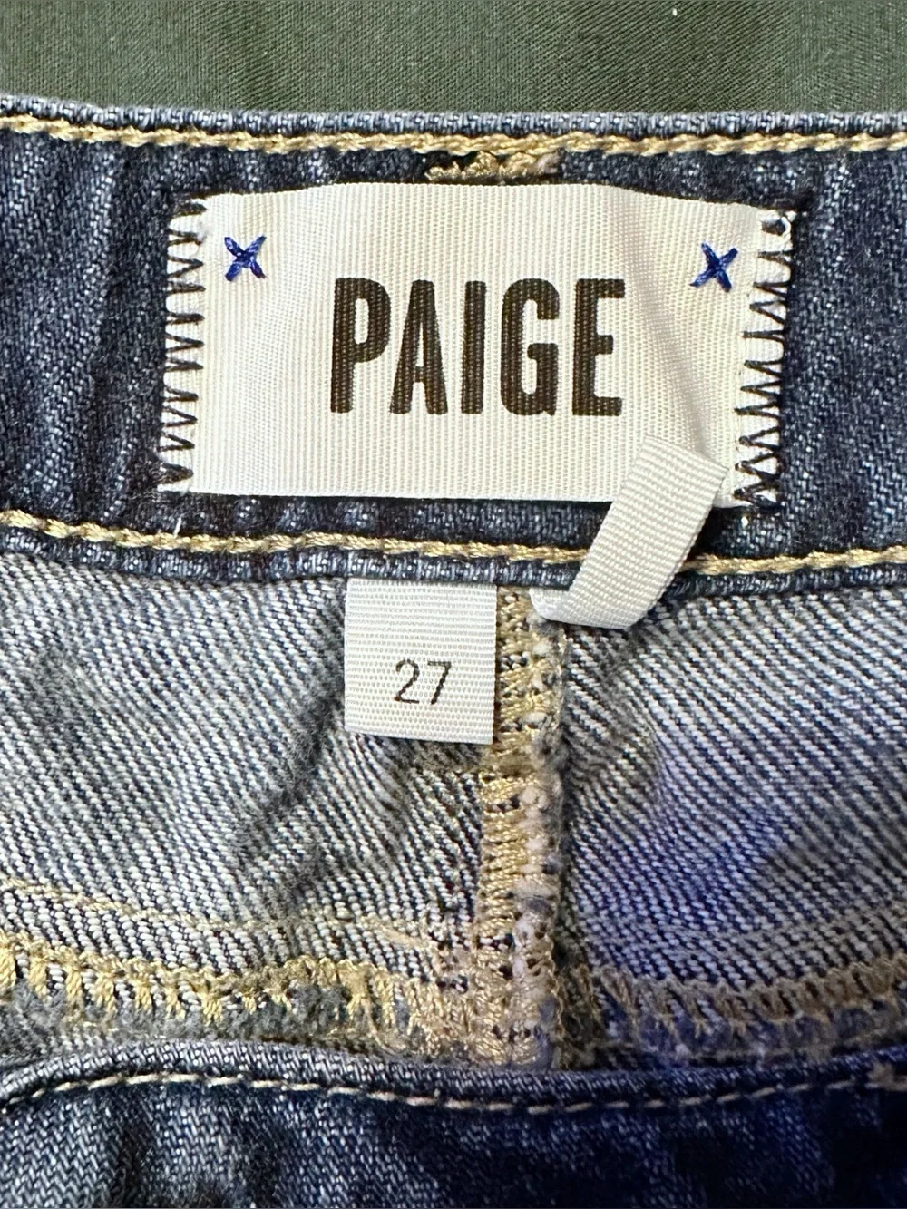 PAIGE Jimmy Jimmy Distressed Denim Shorts in Atticus Size 27